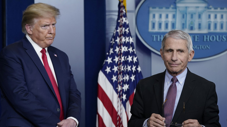 Trump and Dr. Fauci