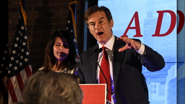 Dr. Oz campaigning