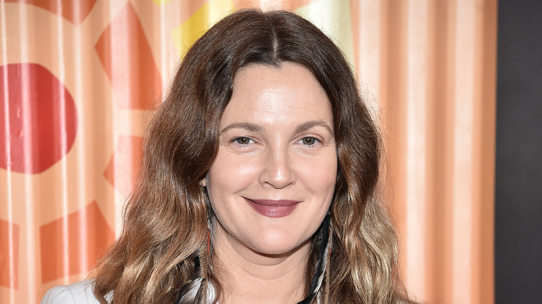 Drew Barrymore smiling. 