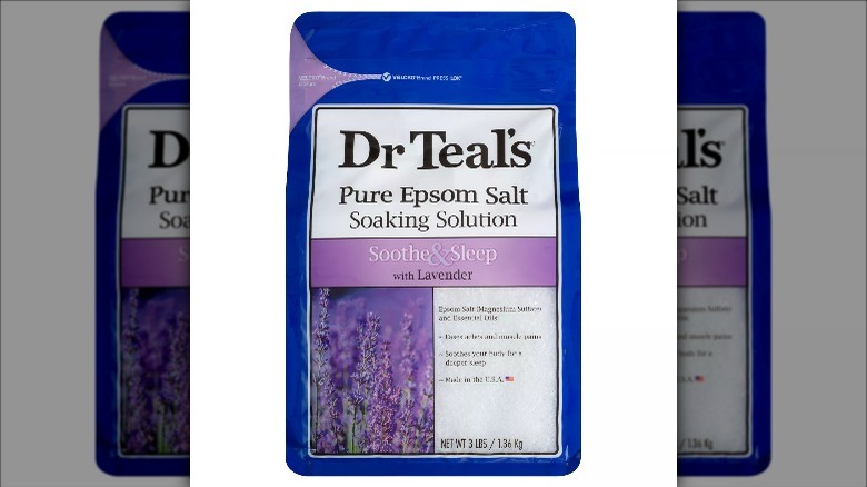 Dr Teal's Pure Epsom Salt in lavendar