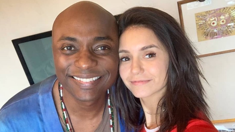 Durek Verrett together with Nina Dobrev 