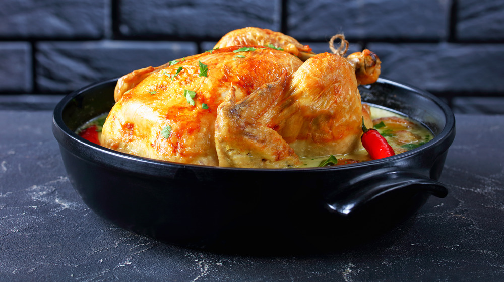 Chicken in a Dutch oven