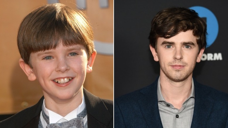 Freddie Highmore then and now
