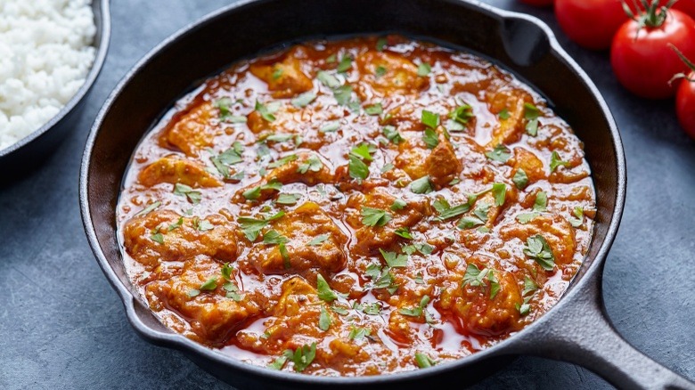 Moroccan chicken skillet