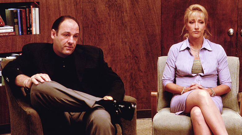 A scene from "The Sopranos"