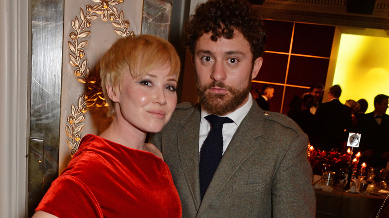 Edward Windsor posing with Daisy Lewis