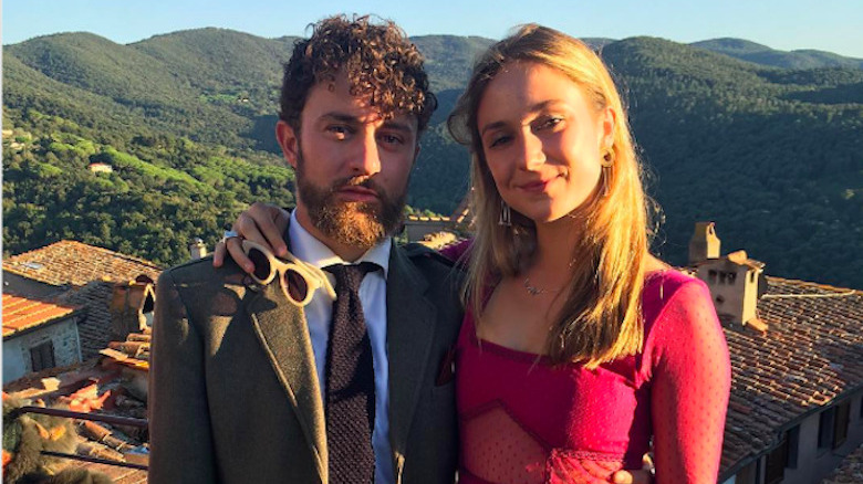 Edward Windsor posing with Marina Windsor