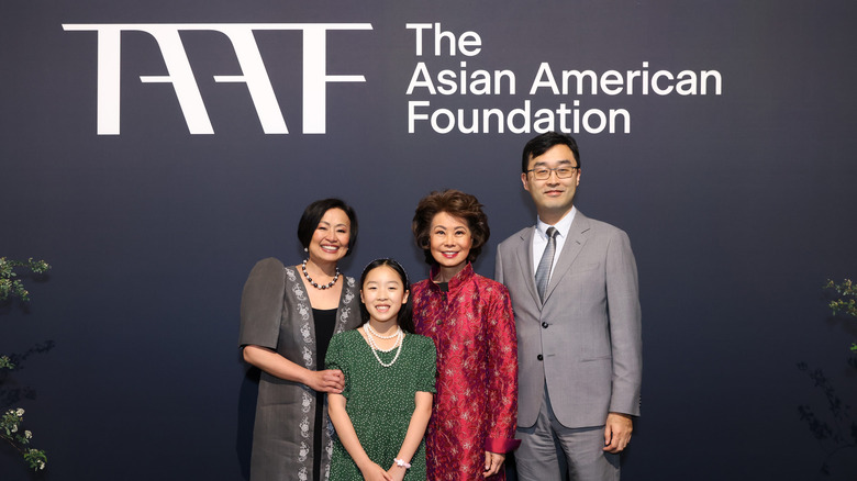 Group photo with Elaine Chao