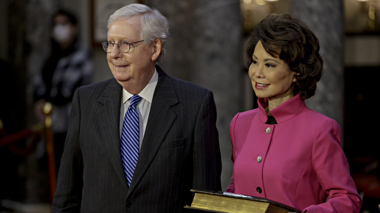 Mitch McConnell and Elaine Chao