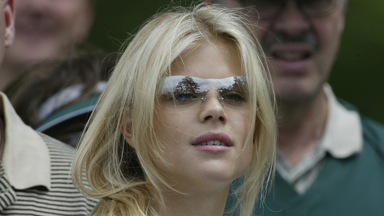 Elin Nordegren wearing sunglasses at the Masters