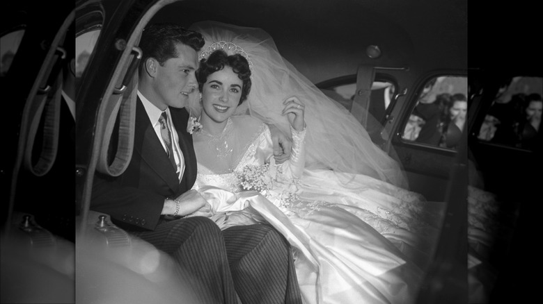 Elizabeth Taylor's and Conrad Hilton's wedding