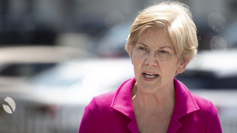 Elizabeth Warren speaking