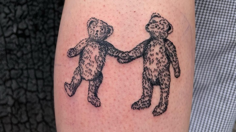 Ella's teddy bear tattoo 