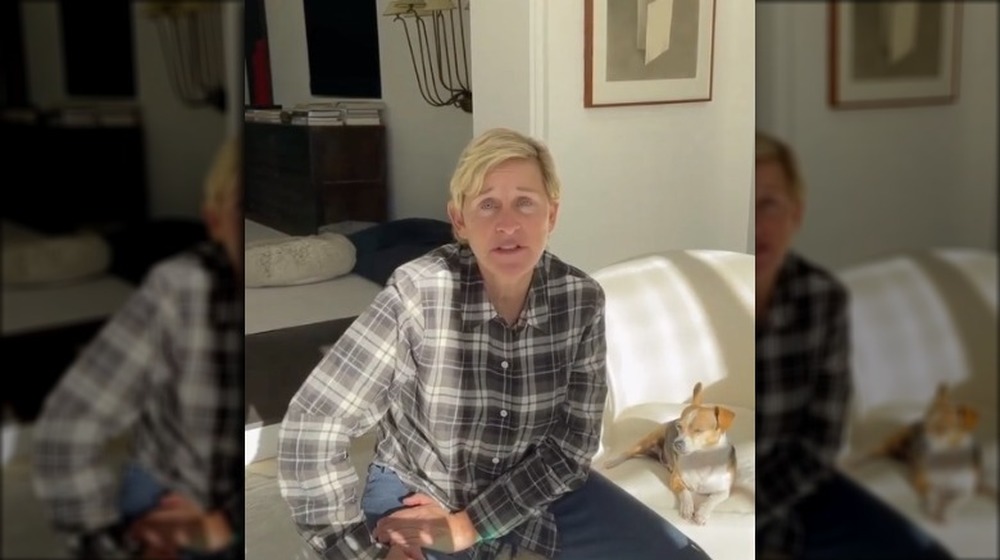 Ellen DeGeneres in video update