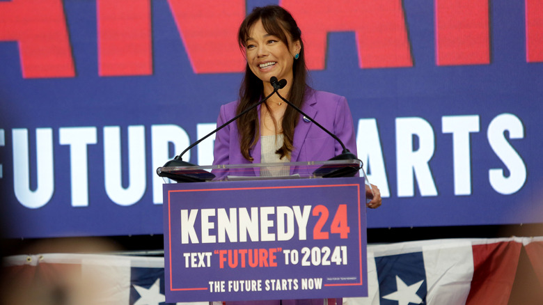 Nicole Shanahan at a campaign event in March 2024