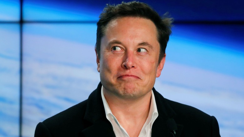 Elon Musk at an event 