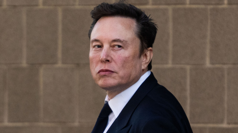 Elon Musk looking grim