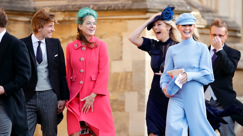 Guests arrive at Princess Eugenie's wedding