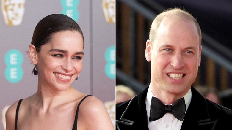 Emilia Clarke and Prince William