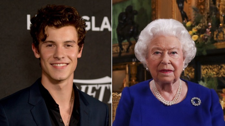 Shawn Mendes and Queen Elizabeth II