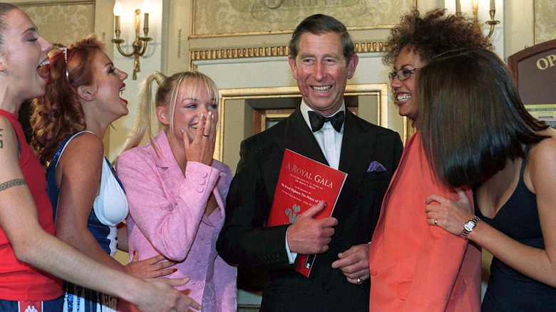 The Spice Girls with Prince Charles