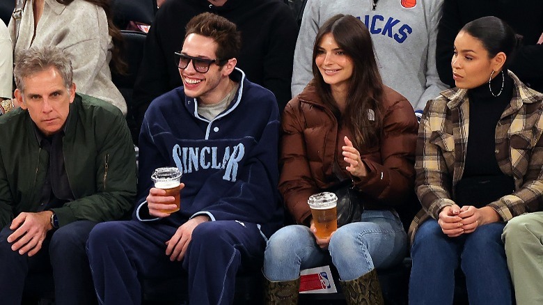 Pete Davidson and Emily Ratajowski