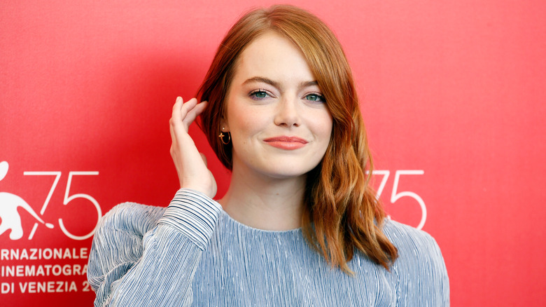 Emma Stone posing