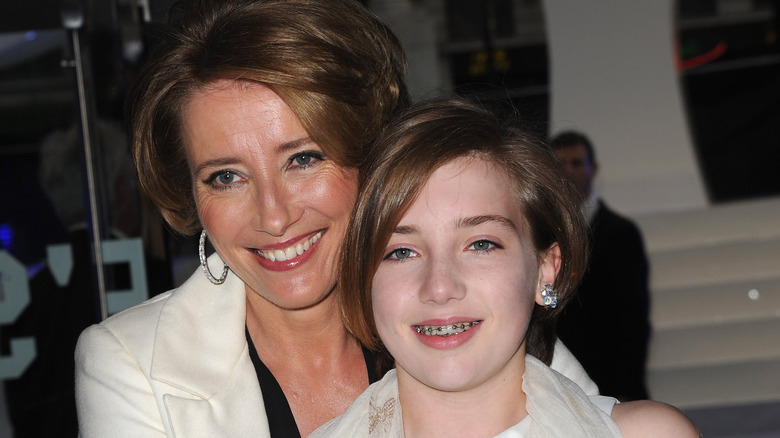 Emma Thompson and her daughter, Gaia Wise at an event