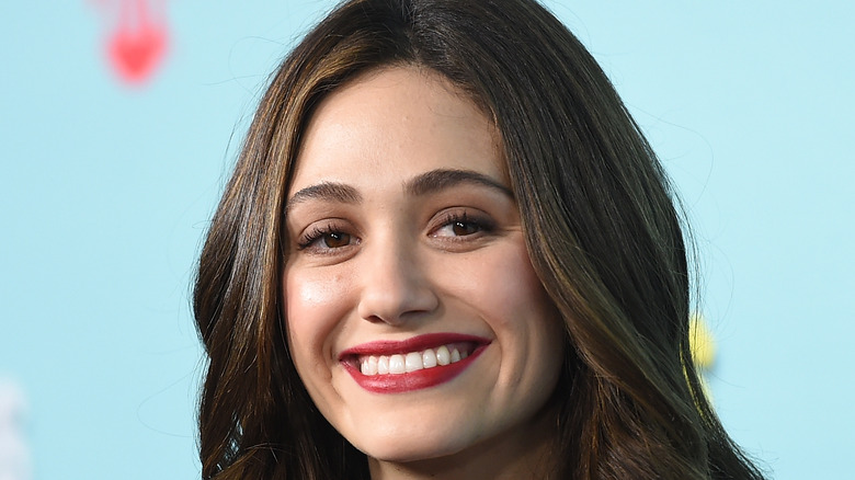 Emmy Rossum smiling