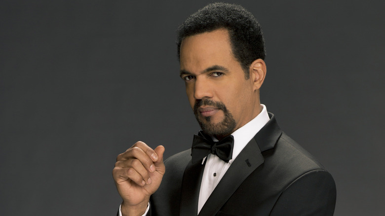 Y&R's Kristoff St. John looking serious