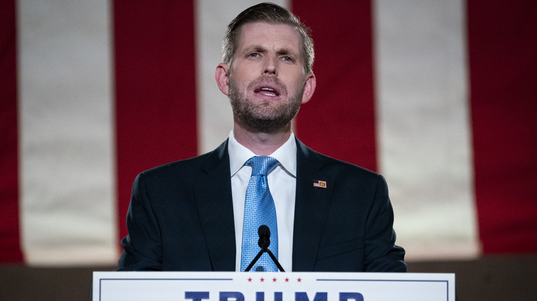 Eric Trump at rally