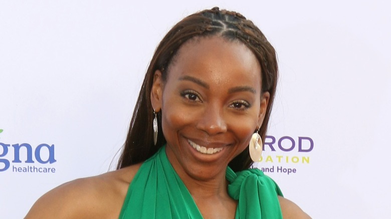 Erica Ash green halter top