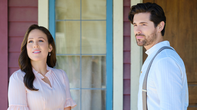 Erin Krakow and Chris McNally in When Calls the Heart