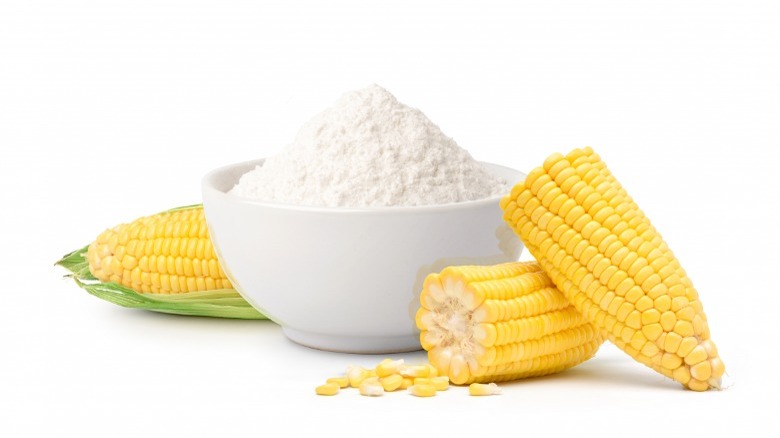 Cornstarch in bowl