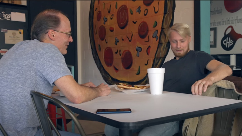 Ethan and Barry Path sitting together