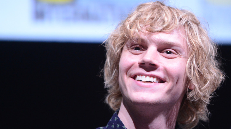 Evan Peters at Fox panel