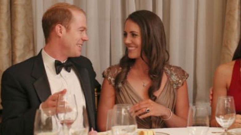 Burgess Abernethy and Laura Mitchell smiling 