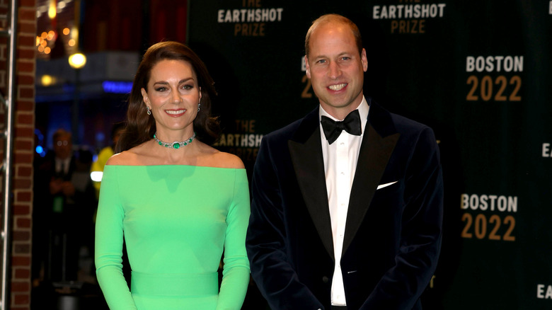 Princess Catherine smiles with husband Prince William