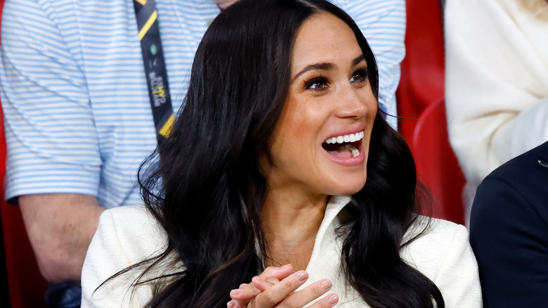 Meghan Markle smiling