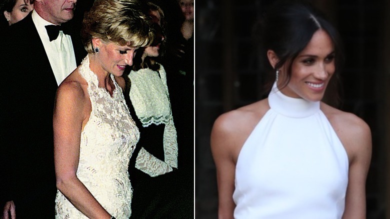 Princess Diana and Meghan Markle