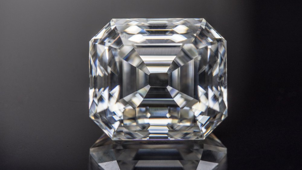 Asscher-cut diamond