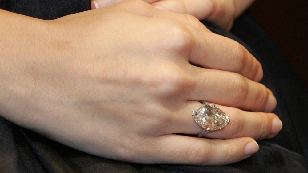 marquise-cut diamond ring