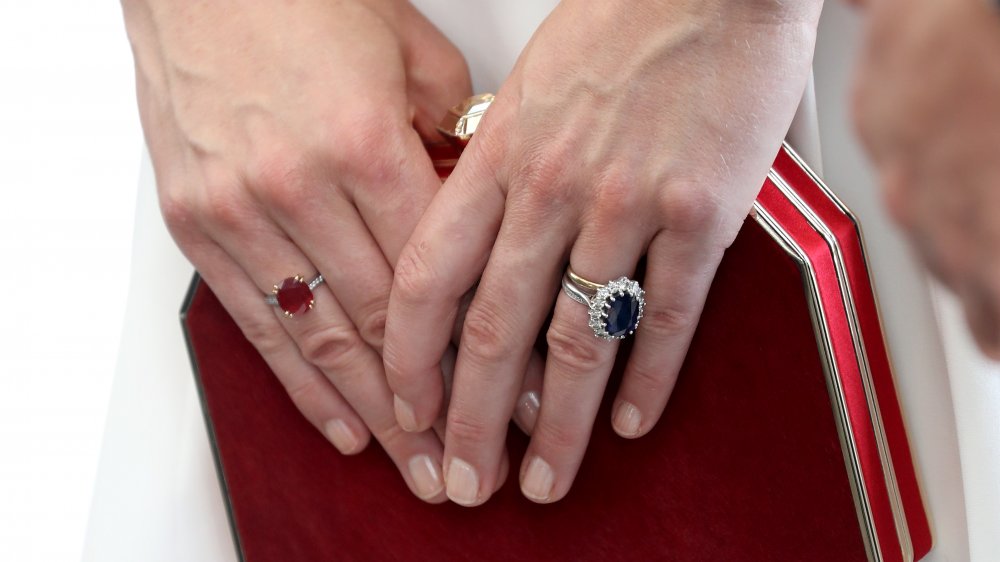 Kate Middleton's oval-cut diamond ring