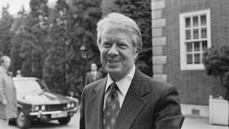 President Jimmy Carter smiling