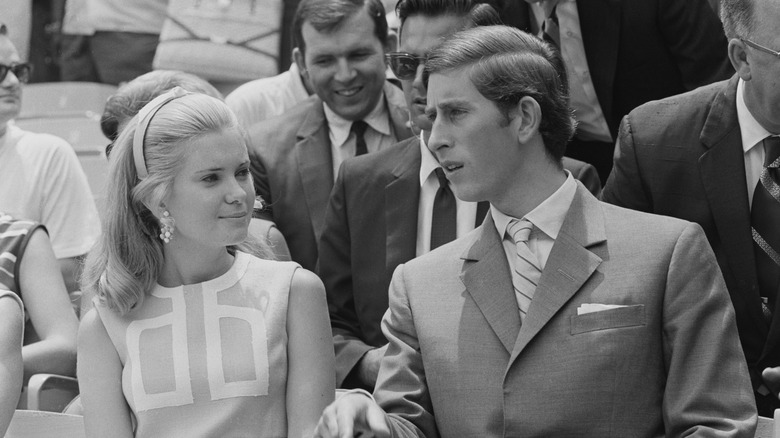 Tricia Nixon and Prince Charles in crowd