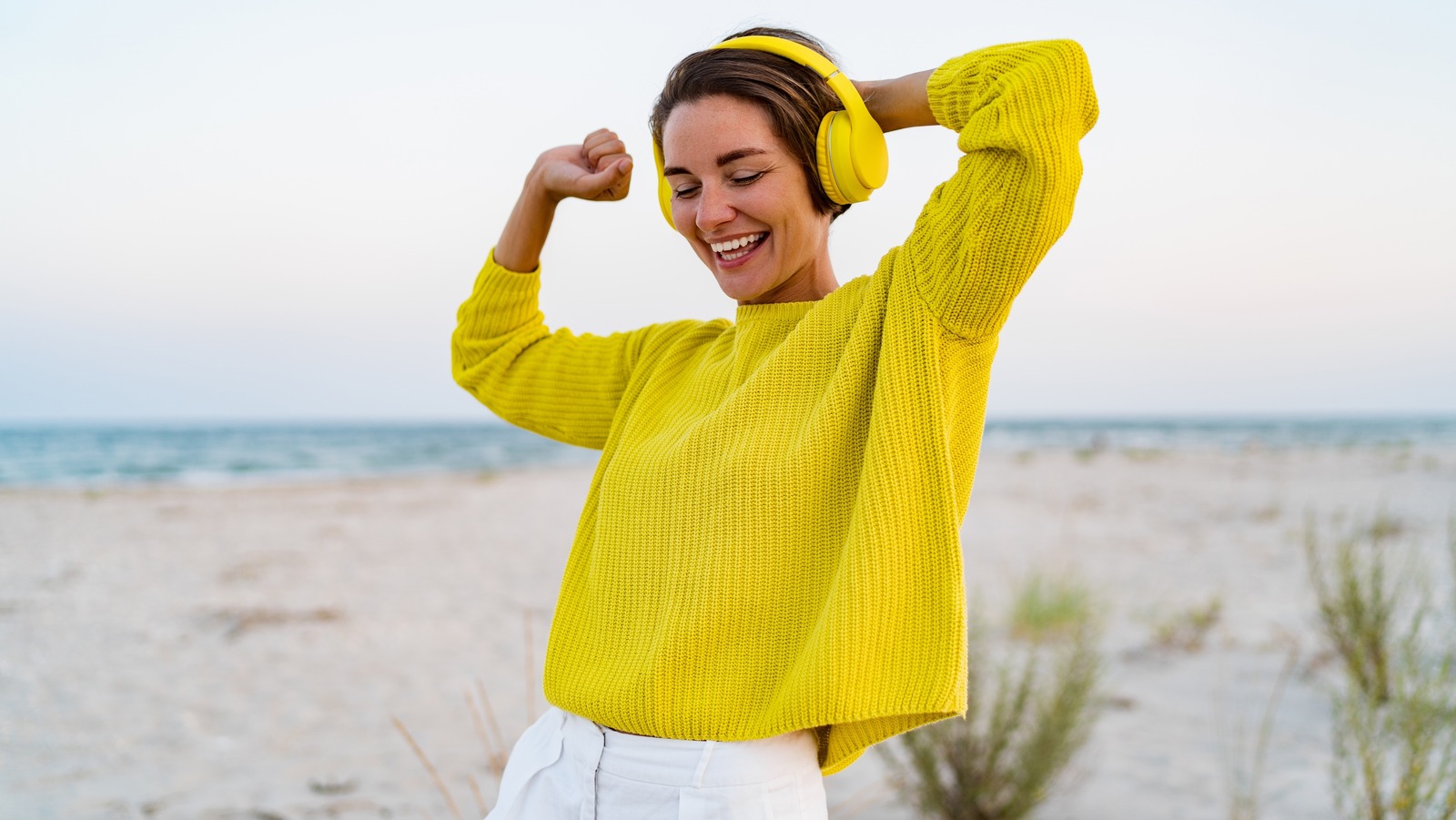 Yellow store summer sweater