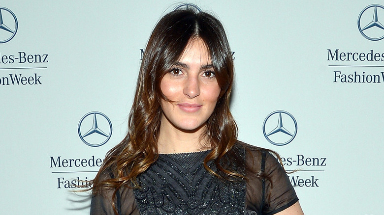 Ali Lohan at fashion week event in 2014