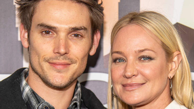 Mark Grossman and Sharon Case posing