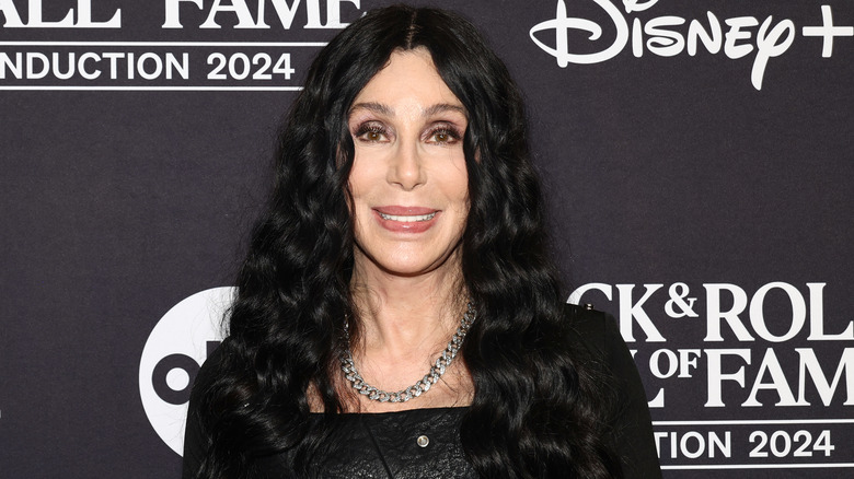 Cher at the 2024 Rock and Roll Hall of Fame Induction Ceremony