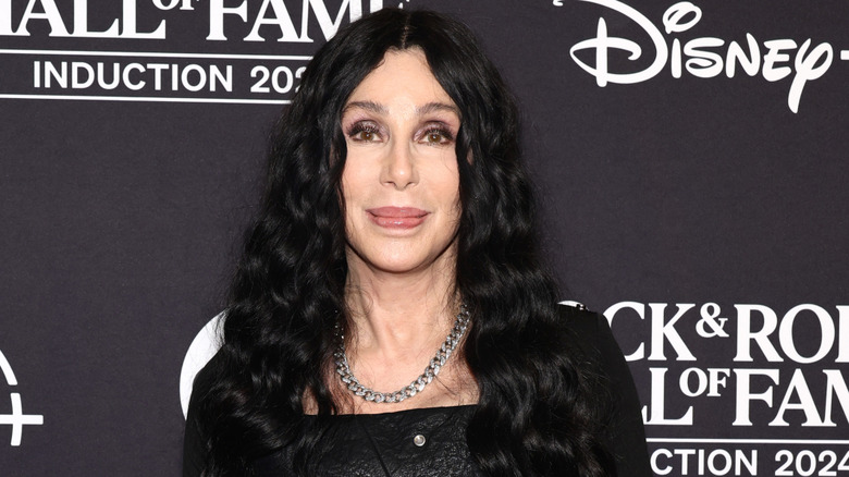 Cher at the Rock and Roll Hall of Fame Ceremony in 2024